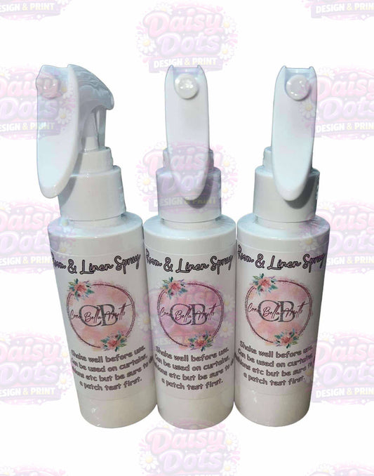 Basic Logo - Room Spray Wraparound Labels