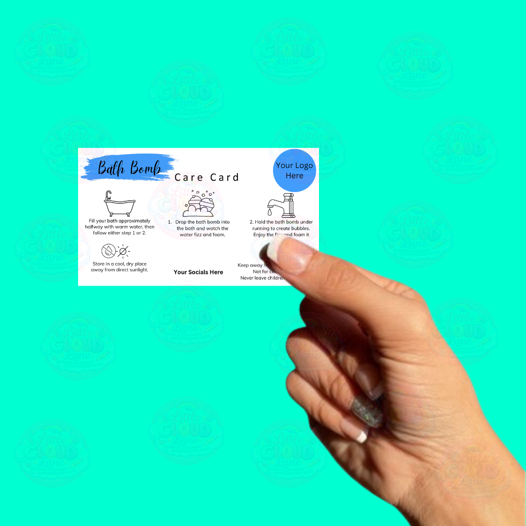 Bath & Body Care Cards