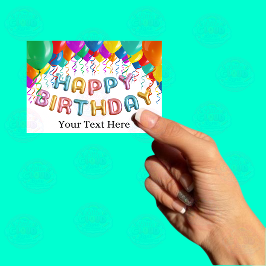 Birthday Collection HB Box Labels