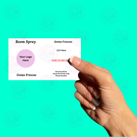 Basic Logo - Room Spray Wraparound Labels