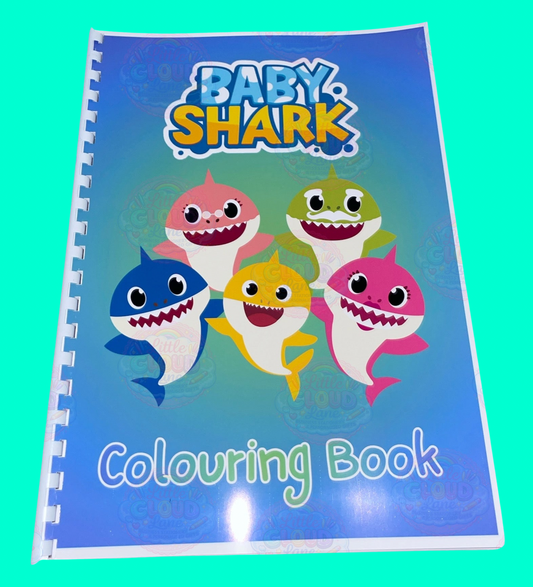 Baby Shark Inspired Colouring Book