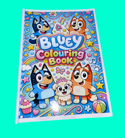 Bluey Inspired Colouring Book